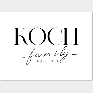 Koch Family EST. 2020, Surname, Koch Posters and Art